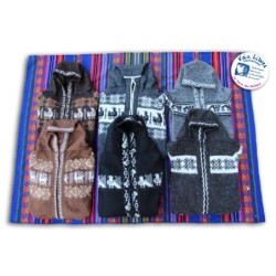 Jaquette femme (Alpaca ) avec poches + capouche
