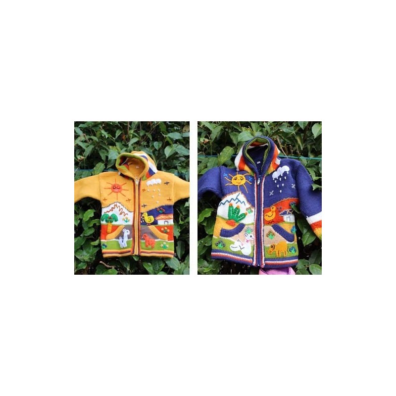 Gilet brodé pour enfant (Alpaquita) Gilet brodé pour enfant (Alpaquita)